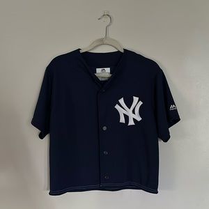 Cropped #6 New York Yankees Jersey